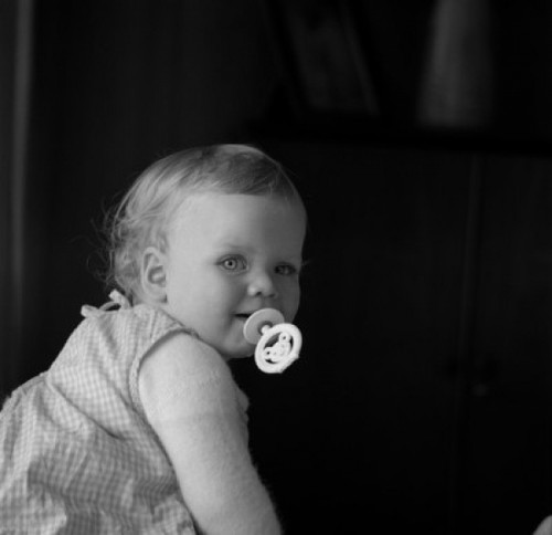 Portrait of cute baby girl Poster Print - Item # VARSAL255416507