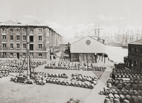 London Docks, Port Of London, London, England In The Late 19Th Century. From London, Historic And Social, Published 1902. PosterPrint - Item # VARDPI2220912