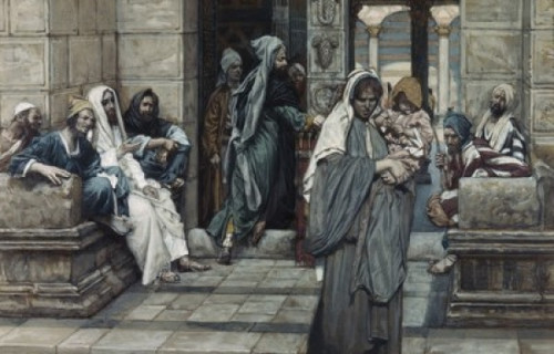 The Widow's Mite  James Tissot Poster Print - Item # VARSAL999211