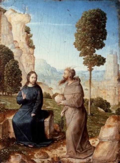 Temptation Of Christ In The Wilderness  Juan De Flandes  National Gallery Of Art  Washington  D.c. Poster Print - Item # VARSAL900876