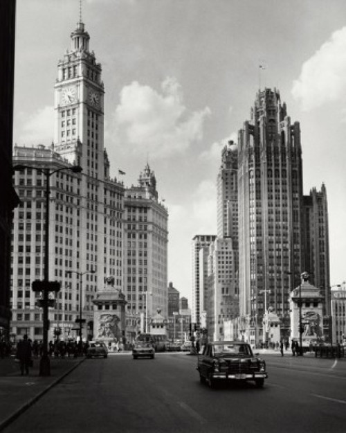 Skyscrapers in a city  Chicago  Illinois  USA Poster Print - Item # VARSAL25545084