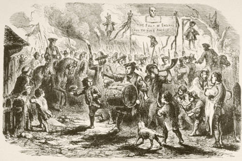 The Stamp Act Riots In New York, 1765. From A 19Th Century Illustration. PosterPrint - Item # VARDPI1872458
