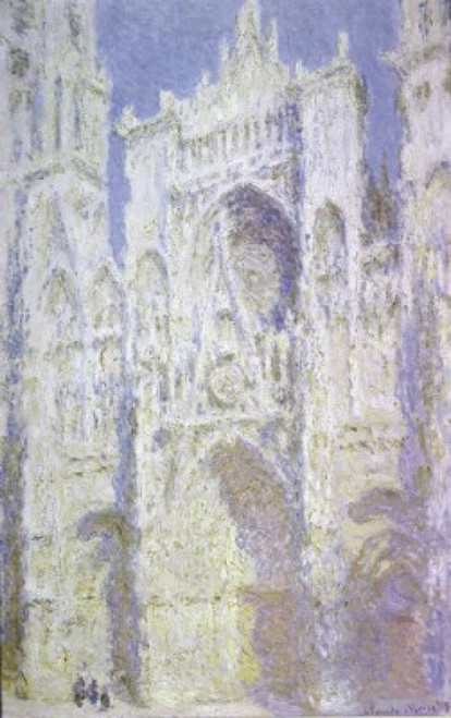Rouen Cathedral: West Facade  Sunlight   1894   Claude Monet   Oil on canvas  National Gallery of Art  Washington  D.C.  USA Poster Print - Item # VARSAL900337