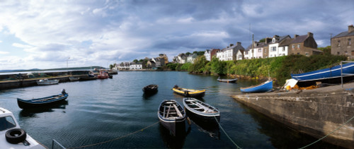 Roundstone, Connemara, Co Galway, Ireland; Boats Near The Shore PosterPrint - Item # VARDPI1807624