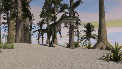 Monolophosaurus in a prehistoric environment Poster Print - Item # VARPSTKVA600542P
