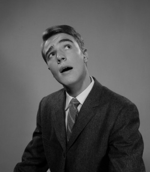 Businessman looking up Poster Print - Item # VARSAL25511934