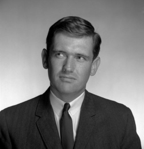 Serious mid adult man looking away  studio shot Poster Print - Item # VARSAL255416222