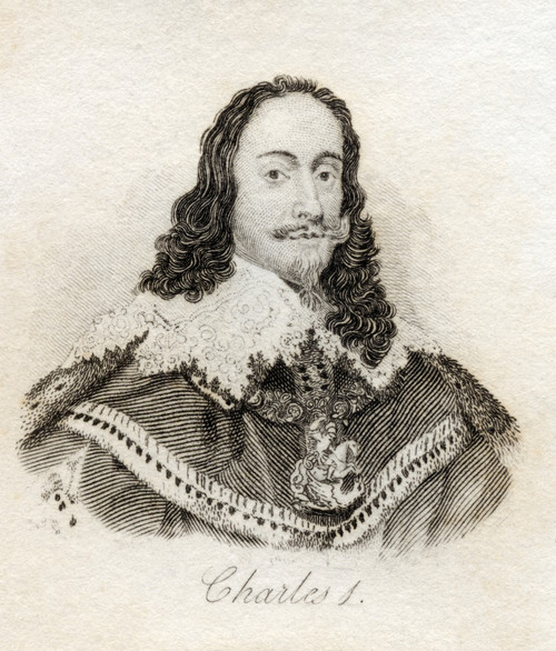 Charles I 1600-1649 King Of England Scotland Wales And Ireland From The Book Crabbs Historical Dictionary Published 1825 PosterPrint - Item # VARDPI1855488