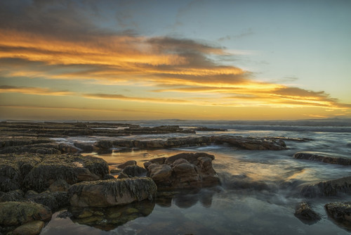 Sunset over the ocean near the city of Cape Town; South Africa PosterPrint - Item # VARDPI12281392