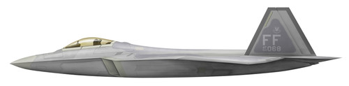 Illustration of a Lockheed Martin F-22 Raptor Poster Print - Item # VARPSTCSB300009M