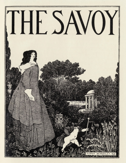 Cover Design Of The Savoy Volume 1 By Aubrey Beardsley 1872 To 1898 English Illustrator PosterPrint - Item # VARDPI1862234