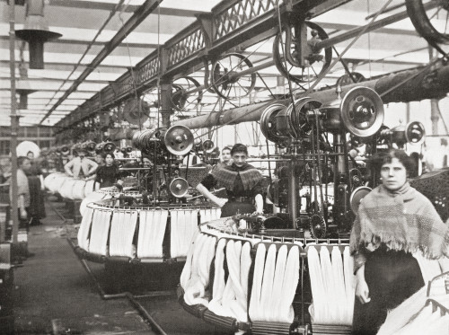 Smith's Woolcombing Works, Bradford, West Yorkshire, England. Workers In The Late 19Th Century. From Picturesque History Of Yorkshire, Published C.1900 PosterPrint - Item # VARDPI1958035