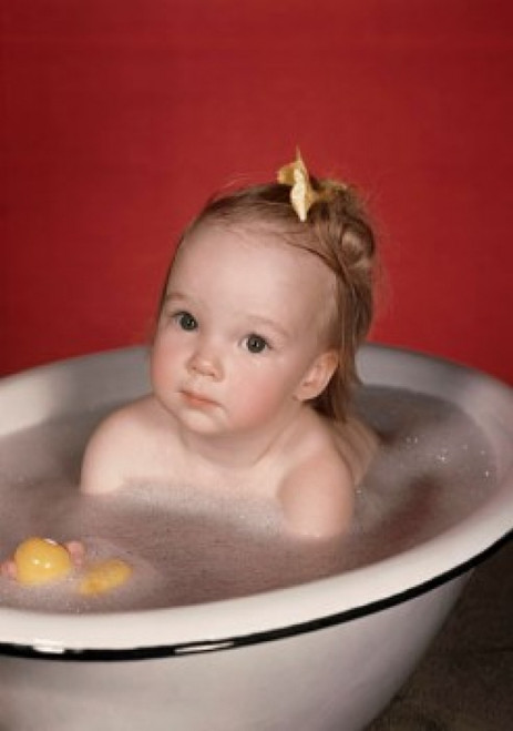 Portrait of a girl in a bathtub Poster Print - Item # VARSAL309815634
