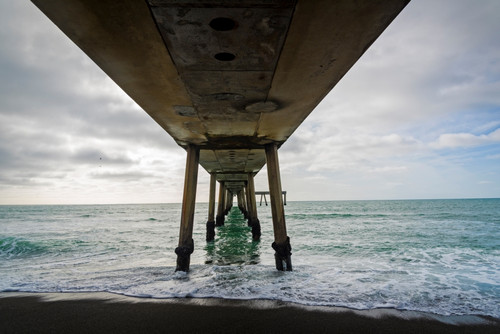Pier in the Pacific ocean, Pacifica Pier, Pacifica, San Mateo County, California, USA Poster Print - Item # VARPPI168453