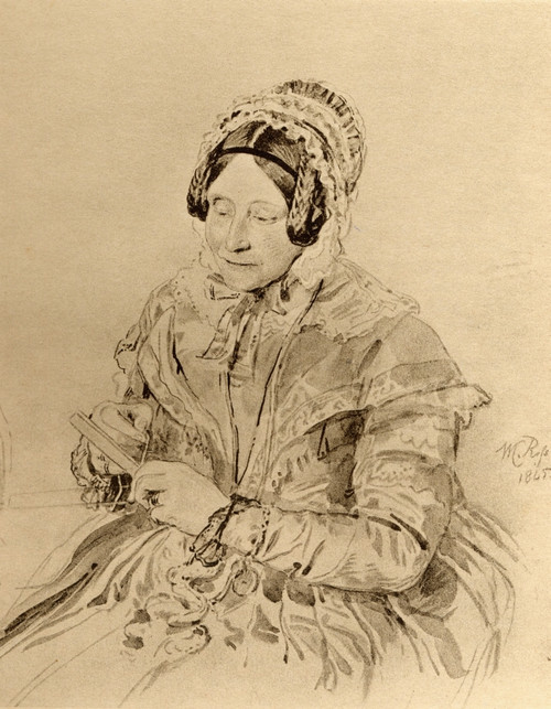 Princess Sophia, 1777-1848. Daughter Of George Iii And Aunt To Queen Victoria. From A Portrait By Sir.W.Ross. From The Book The Girlhood Of Queen Victoria 1832-1840. Published In London 1912. PosterPrint - Item # VARDPI1860559