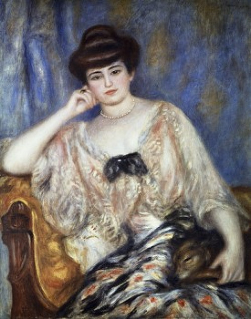 Misia Natanson   D. 1904  Pierre Auguste Renoir  National Gallery  London  England Poster Print - Item # VARSAL900668