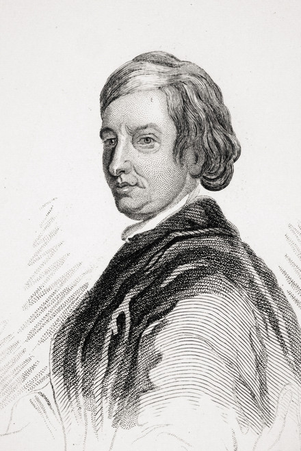 John Dryden 1631-1700 English Poet Dramatist And Literary Critic From Old England's Worthies By Lord Brougham And Others Published London Circa 1880's PosterPrint - Item # VARDPI1855400