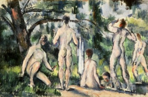 The Bathers  1892-1894  Paul Cezanne  Oil on canvas  Pushkin Museum of Fine Arts  Moscow  Russia Poster Print - Item # VARSAL261187