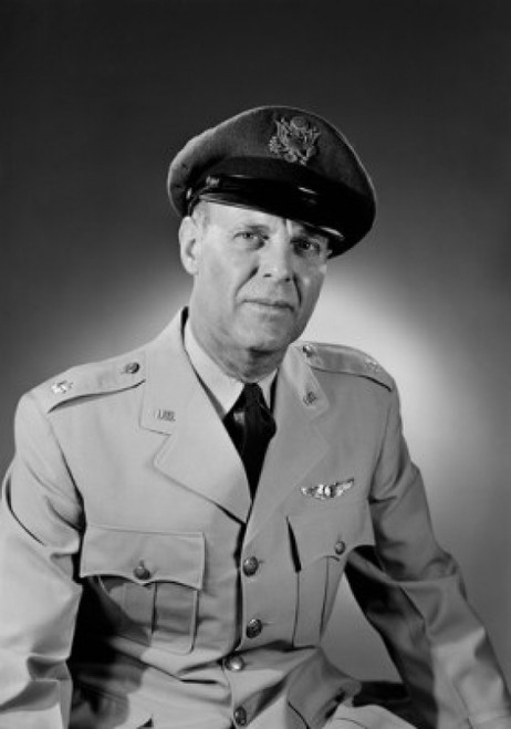 Portrait of senior man in military uniform  studio shot Poster Print - Item # VARSAL255419983A