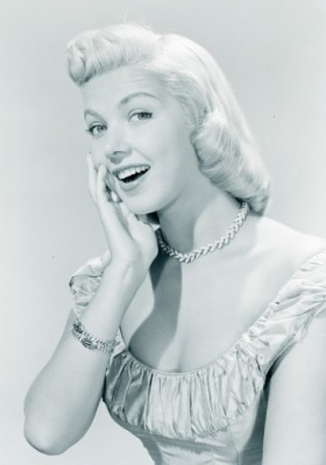 Studio portrait of young woman smiling Poster Print - Item # VARSAL255417255A