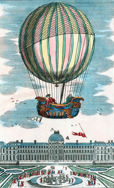First Hydrogen Balloon Flight, 1783 Poster Print by Science Source - Item # VARSCIBT3435