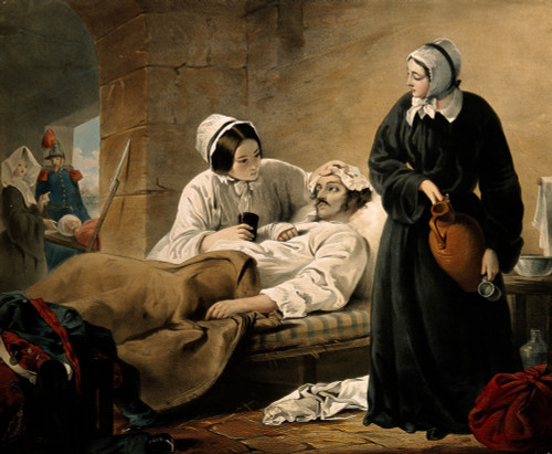 Florence Nightingale with Patient, c.1855 Poster Print by Science Source - Item # VARSCIJB2957