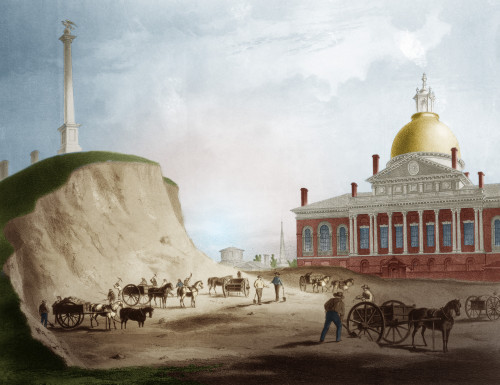 Cutting Down of Beacon Hill, 1811 Poster Print by Science Source - Item # VARSCIJC2518