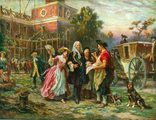 Hamilton at Independence Hall Construction Poster Print by Science Source - Item # VARSCIJC0474