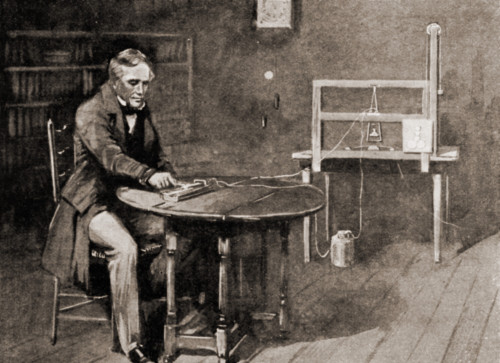 Samuel Morse and Telegraph, 19th Century Poster Print by Science Source - Item # VARSCIJC2947