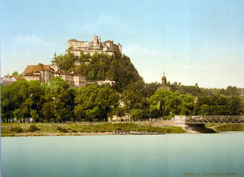 Hohensalzburg Castle, Austria, 1890s Poster Print by Science Source - Item # VARSCIJA7158