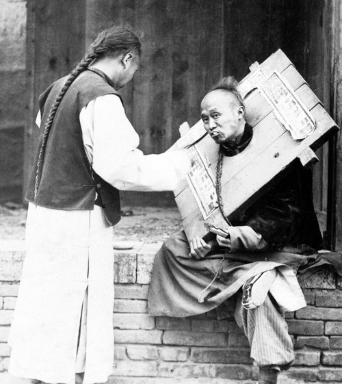 Chinese Cangue, 1902 Poster Print by Science Source