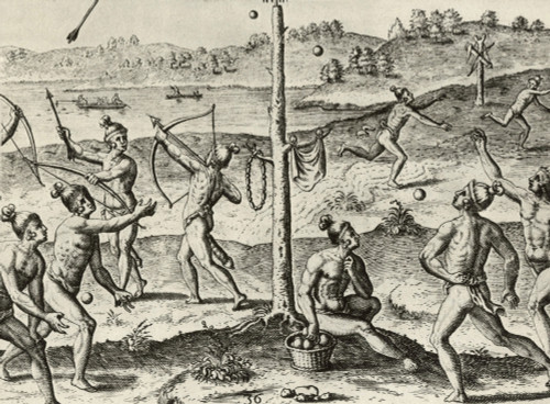 Native American Sports, 16th Century Poster Print by Science Source - Item # VARSCIBV1066