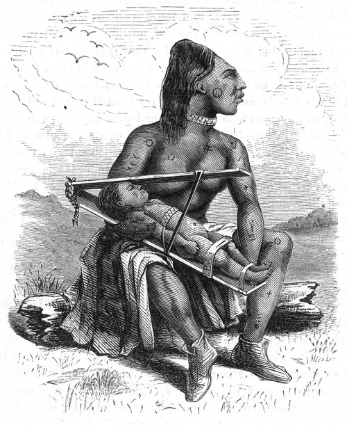 Chinook Woman and Child Poster Print by Science Source - Item # VARSCIBV1053