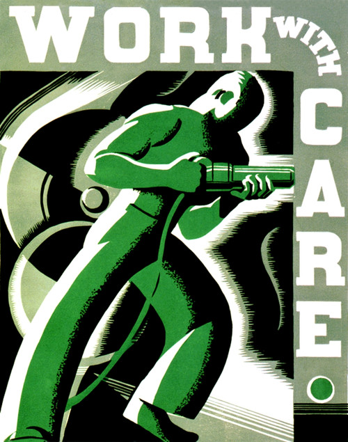 Workplace Safety, FAP Poster, 1937 Poster Print by Science Source - Item # VARSCIJC3050