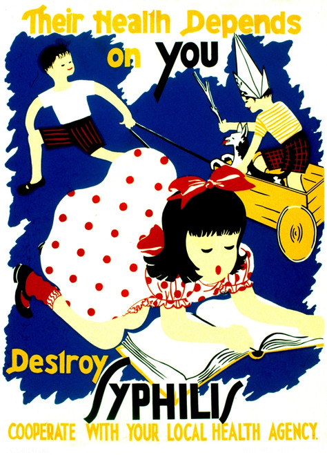 Destroy Syphilis, FAP Poster, 1943 Poster Print by Science Source - Item # VARSCIJC3009
