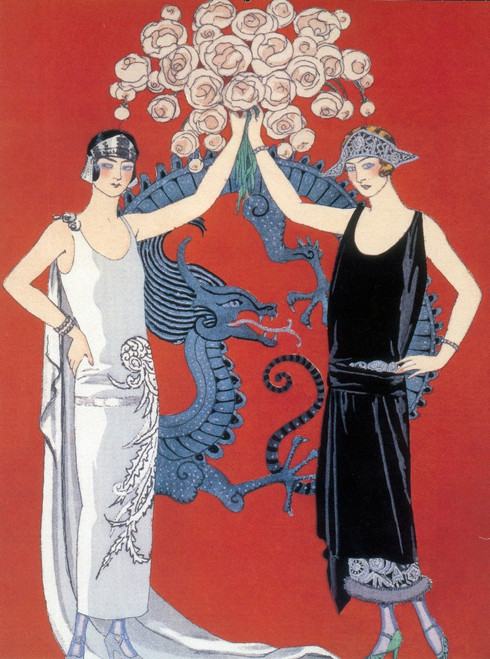 French Fashion, George Barbier Pochoir, 1924 Poster Print by Science Source - Item # VARSCIJB9265