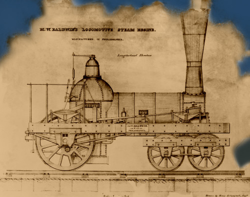 Baldwin Steam Locomotive, 19th Century Poster Print by Science Source - Item # VARSCIBU5931