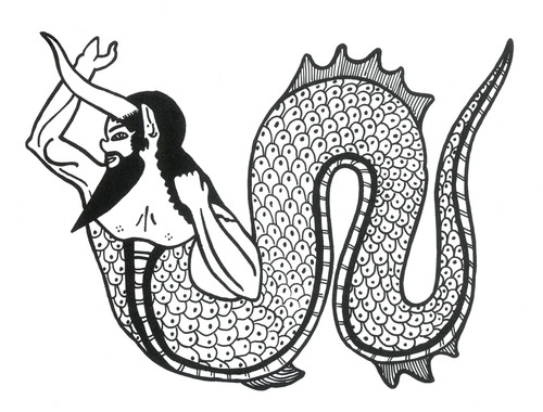 Merman, Legendary Creature Poster Print by Science Source - Item # VARSCIBY7937