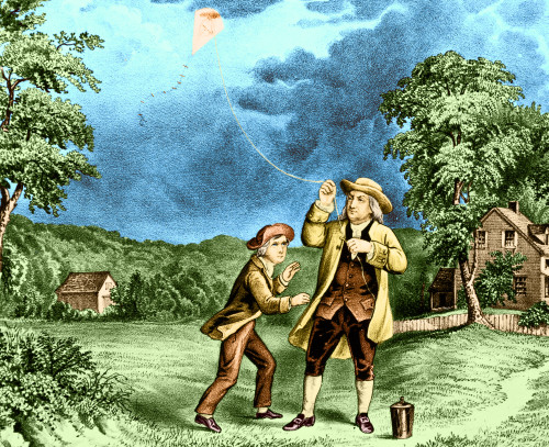 Benjamin Franklin, American Polymath Poster Print by Science Source - Item # VARSCIBU8984