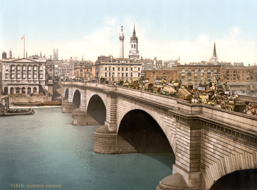 London Bridge, 1890s Poster Print by Science Source - Item # VARSCIJA6337