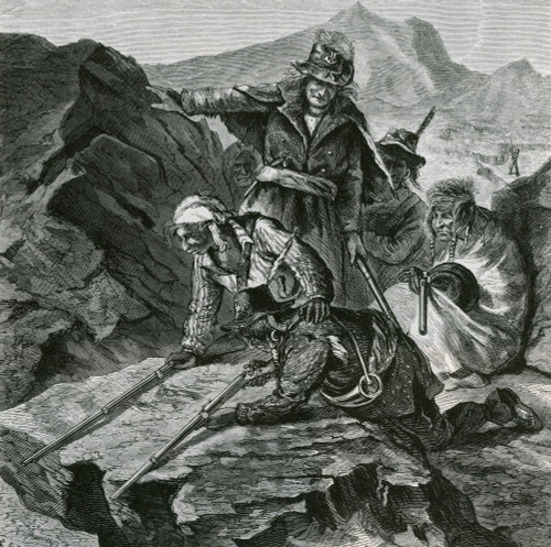 Modoc Indians Fighting US Army, 1873 Poster Print by Science Source - Item # VARSCIBV1071