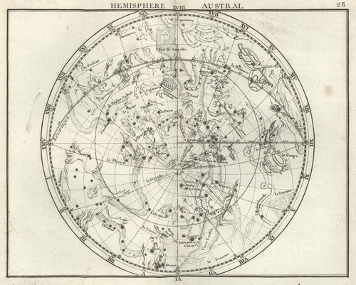 Stereographic Southern Hemisphere, 1687 Poster Print by Science Source - Item # VARSCIBY2530