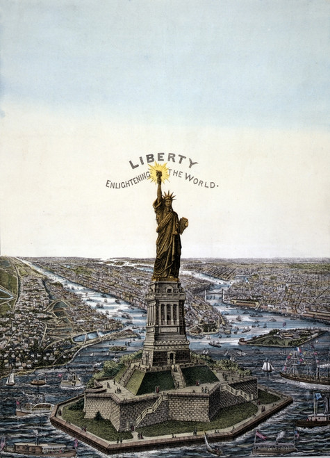 Statue of Liberty, 1885 Poster Print by Science Source - Item # VARSCIJA4475