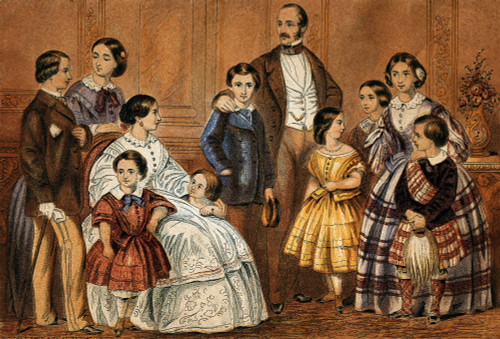 Queen Victoria, Prince Albert, and Children Poster Print by Science Source - Item # VARSCIJB3431