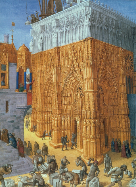 Building of the Temple of Jerusalem Poster Print by Science Source - Item # VARSCIBX5815