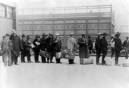 Ellis Island Immigrants, 1911 Poster Print by Science Source - Item # VARSCIJA4513