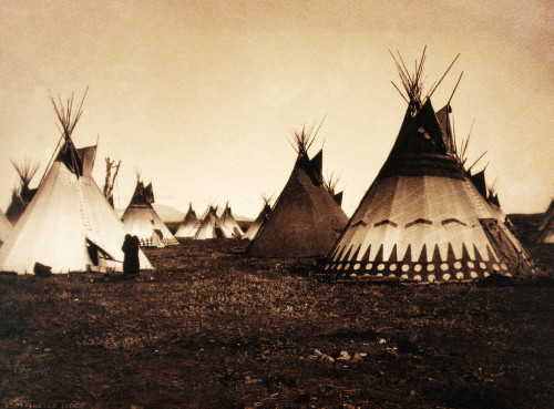 Piegan Indian Tipis, Medicine Tipi, c. 1900 Poster Print by Science Source - Item # VARSCIJB4385