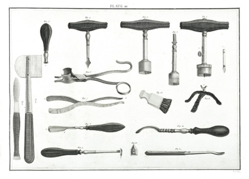 Trepanning Tools, 18th Century Poster Print by Science Source - Item # VARSCIJA0944