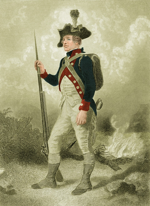 American Continental Soldier Poster Print by Science Source - Item # VARSCIBR7479
