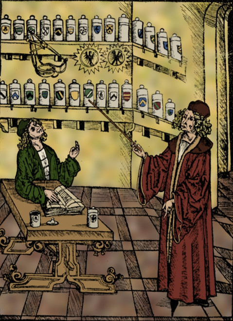 Medieval Italian Pharmacy Poster Print by Science Source - Item # VARSCIBN9701